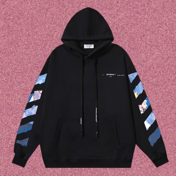 Off-White Black Men's Hoodie - Picture 1 of 5